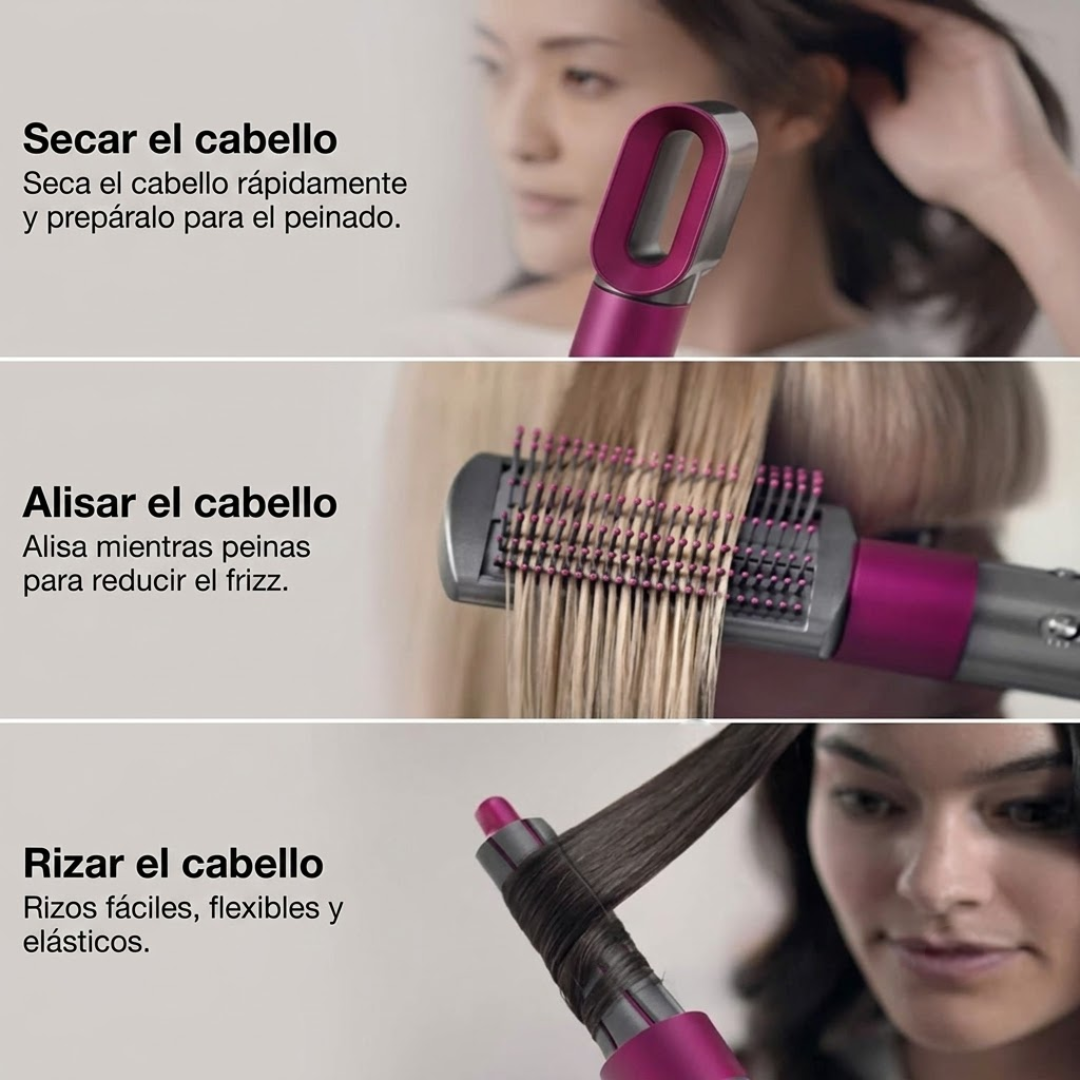 Moldeador Capilar Profesional 5 en 1